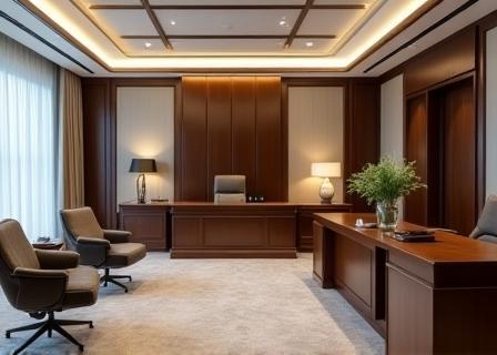 Office furniture installation for a finance firm