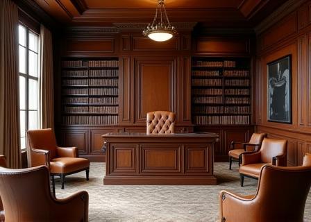 Elegant furniture in a law office